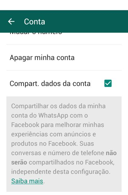 WhatsApp vai começar a compartilhar dados dos usuários com o Facebook 6